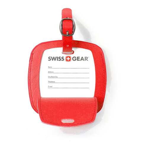 Бирка для багажа SWISSGEAR WJ3190red красная в Интерспорт