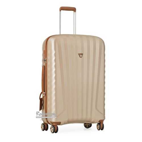 Чемодан Roncato Uno Zip Deluxe Trolley Medio champagne M в Интерспорт