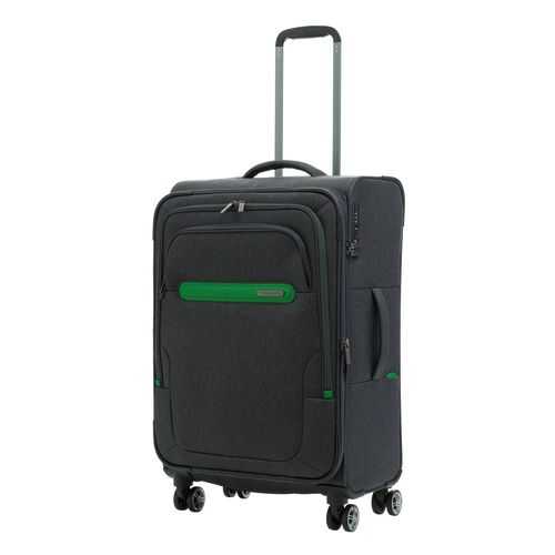 Чемодан Travelite Madeira 4-Wheels Trolley Exp anthracite/green M в Интерспорт