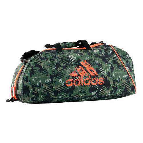 Спортивная сумка Adidas Combat Camo Bag L камуфляжная/оранжевая в Интерспорт