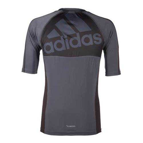 Рашгард Adidas Grappling Rashguard Short Sleeve черно-красная XL в Интерспорт