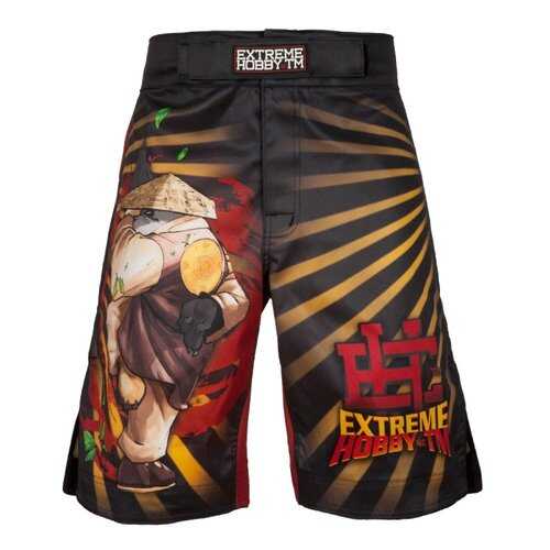 Шорты для единоборств Extreme Hobby Grappling Panda New 2016 черные, XXL, 190 см в Интерспорт