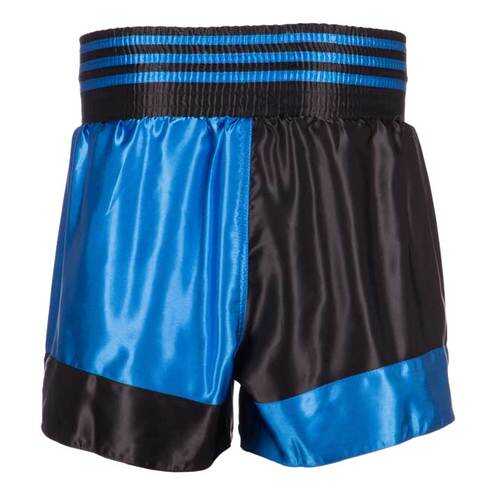 Шорты для кикбоксинга Adidas Kick Boxing Short Satin черно-синие XL в Интерспорт