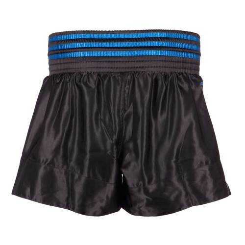 Шорты для тайского бокса Adidas Thai Boxing Short Satin черно-синие XS в Интерспорт