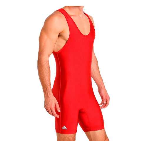 Трико борцовское Adidas детское Wrestling Solid Singlet красное YS 128 см в Интерспорт