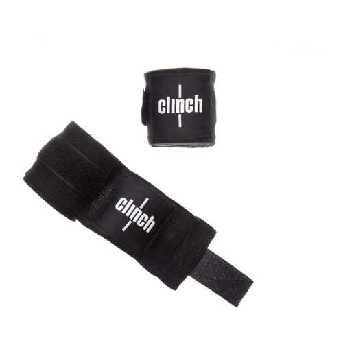 Бинты эластичные Clinch Boxing Crepe Bandage Punch черные 2,55 м в Интерспорт