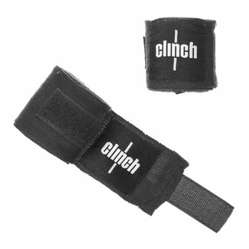 Боксерские бинты Clinch Boxing Crepe Bandage Punch черные 3,5 м в Интерспорт