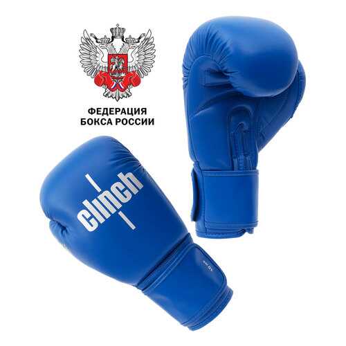 Боксерские перчатки Clinch Olimp C111 синие 12 унций в Интерспорт