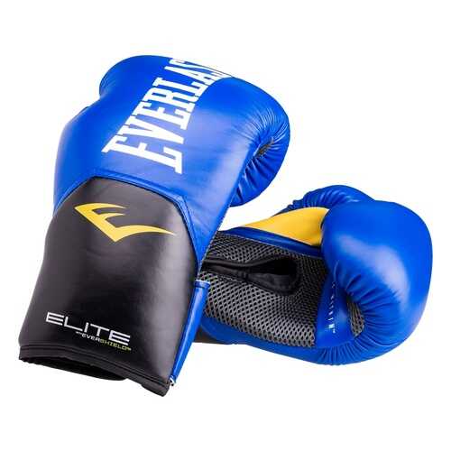 Боксерские перчатки Everlast Elite ProStyle синие 8 унций в Интерспорт