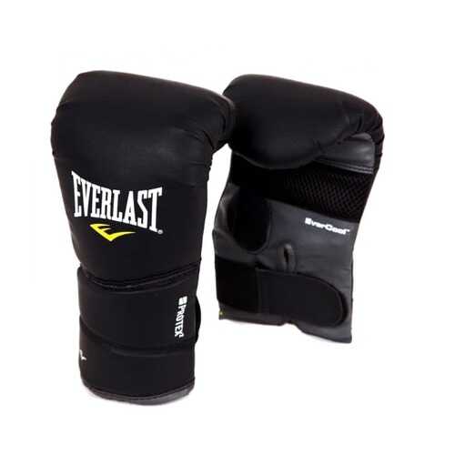 Боксерские перчатки Everlast Protex 2 Heavy Bag Gloves S/M черные 12 унций в Интерспорт