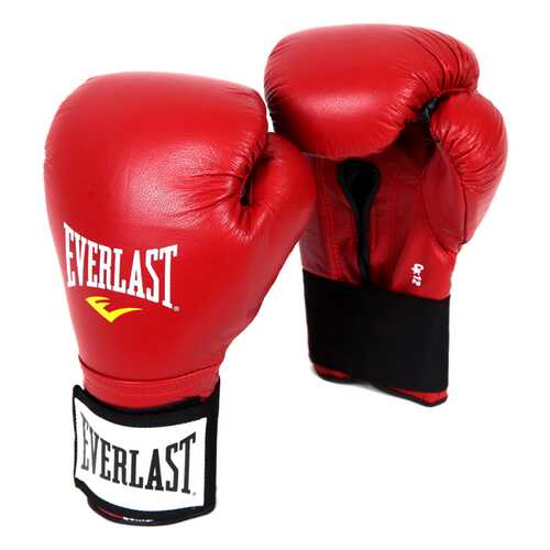 Боксерские перчатки тренировочные Everlast 141000U красные 10 унций в Интерспорт