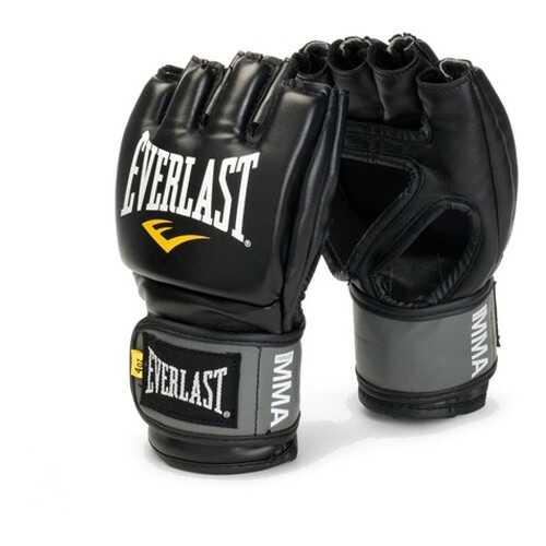 Боксерские перчатки тренировочные Everlast Pro Style Grappling L/XL черные 4 унции в Интерспорт