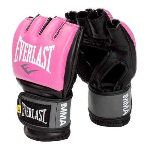 Боксерские перчатки тренировочные Everlast Pro Style Grappling S/M розовые 4 унции в Интерспорт