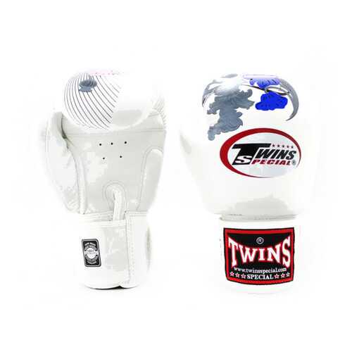 Боксерские перчатки Twins Fancy Boxing Gloves FBGVL3-13 бело-голубые 14 унций в Интерспорт