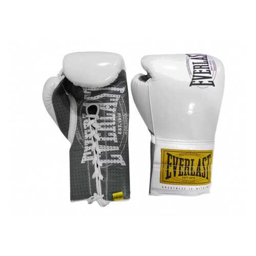 Перчатки боевые Everlast 1910 Classic белые 8 унций в Интерспорт