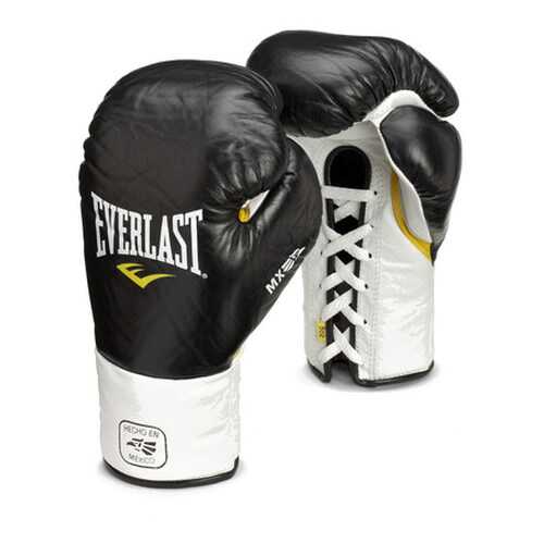 Перчатки боевые Everlast MX Pro Fight черные 8 унций в Интерспорт