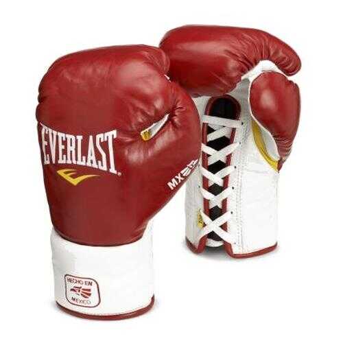 Перчатки боевые Everlast MX Pro Fight красные 10 унций в Интерспорт