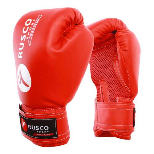 Перчатки боксерские RUSCO SPORT кож.зам. 8 Oz цвет красный RuscoSport в Интерспорт