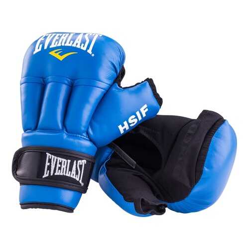 Перчатки для рукопашного боя Everlast HSIF RF3212L, 12oz, L, к/з, синий в Интерспорт