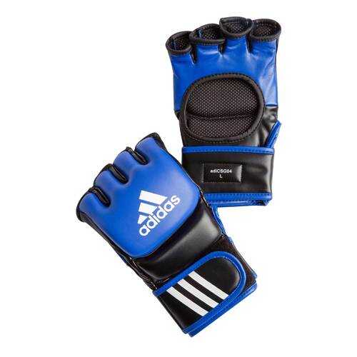 Перчатки для смешанных единоборств Adidas Ultimate Fight сине-черные M в Интерспорт