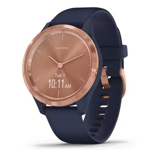 Спортивные наручные часы Garmin Vivomove 3S Rose Gold/Navy в Интерспорт