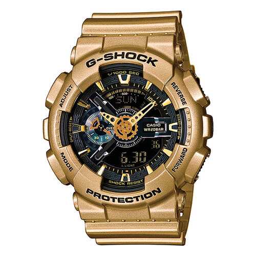 Японские наручные часы Casio G-Shock GA-110GD-9B с хронографом в Интерспорт