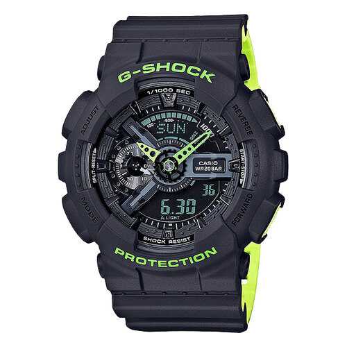 Японские наручные часы Casio G-Shock GA-110LN-8A с хронографом в Интерспорт