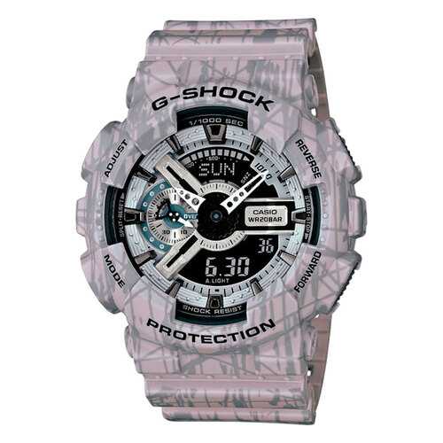 Японские наручные часы Casio G-Shock GA-110SL-8A с хронографом в Интерспорт