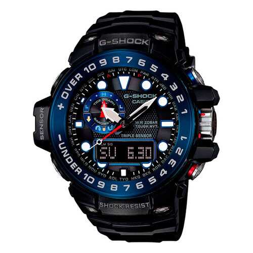 Японские наручные часы Casio G-Shock GWN-1000B-1B с хронографом в Интерспорт