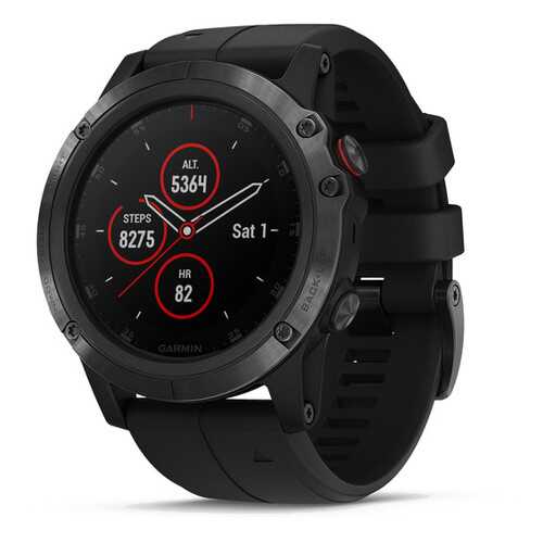 Умные часы Garmin Fenix 5 Plus 010-01989-11 в Интерспорт