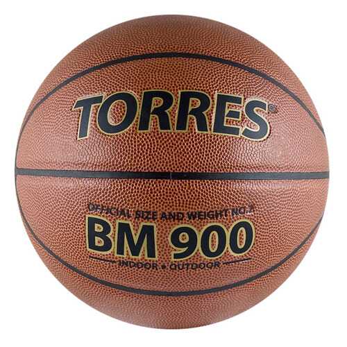 Баскетбольный мяч Torres BM900 B30035 №5 brown в Интерспорт