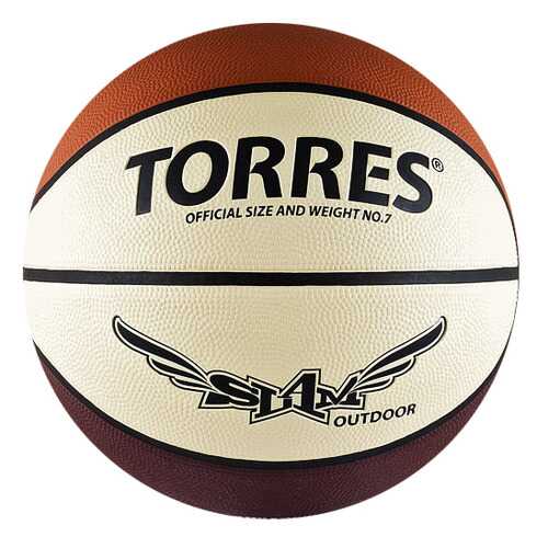 Баскетбольный мяч Torres Slam B00067 №7 brown/white в Интерспорт