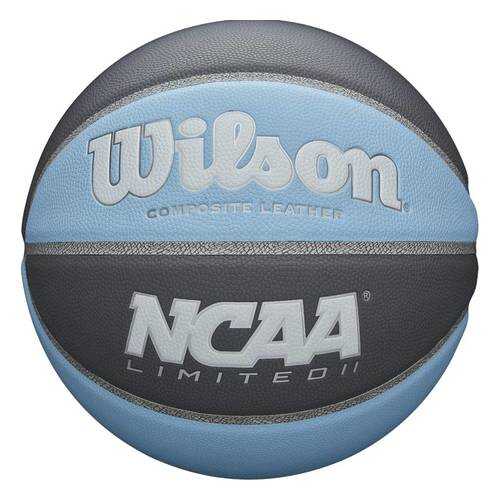 Мяч баскетбольный Wilson NCAA Limited II, 7, голубой, тренировочный, клееный в Интерспорт