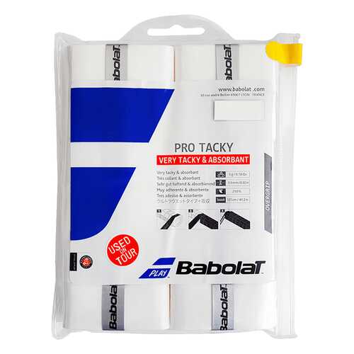 Обмотки Babolat Pro Tacky 12шт в Интерспорт