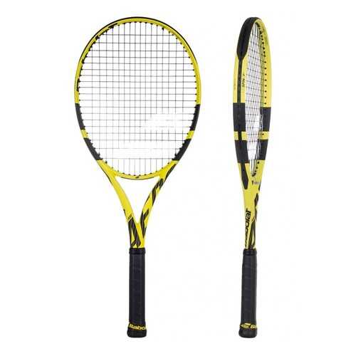 Ракетка для большого тенниса Babolat Pure Aero 2019 E3B6 синяя/желтая в Интерспорт