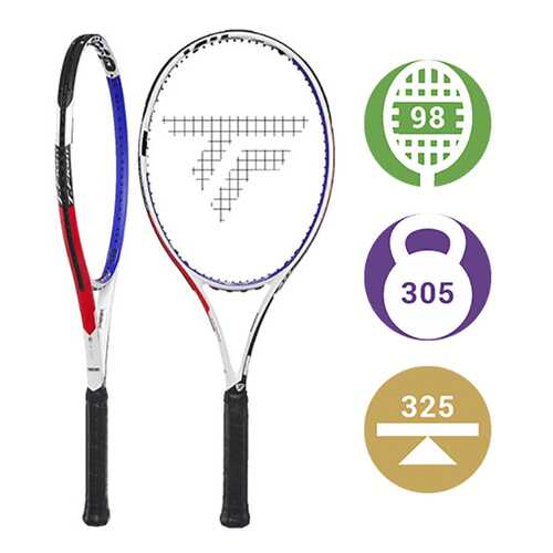 Ракетка для большого тенниса Tecnifibre Tfight 305 XTC белая/синяя/красная в Интерспорт