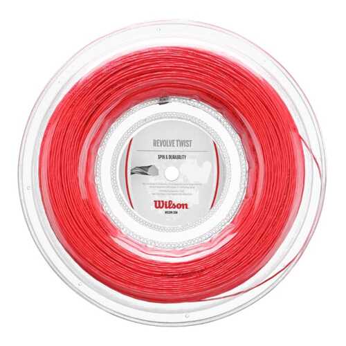 Теннисная струна Wilson Revolve Twist 1.25 Red 200 метров в Интерспорт