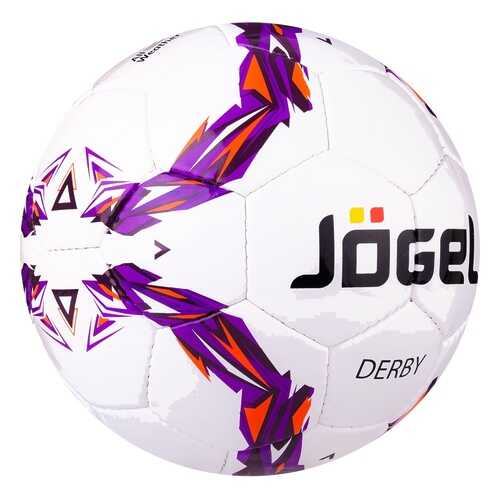 Футбольный мяч Jogel JS-560 Derby №3 white/violet в Интерспорт