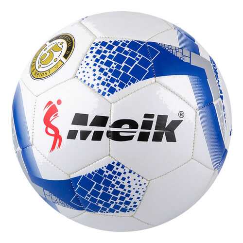 Футбольный мяч Meik 081-11 №5 white/blue в Интерспорт