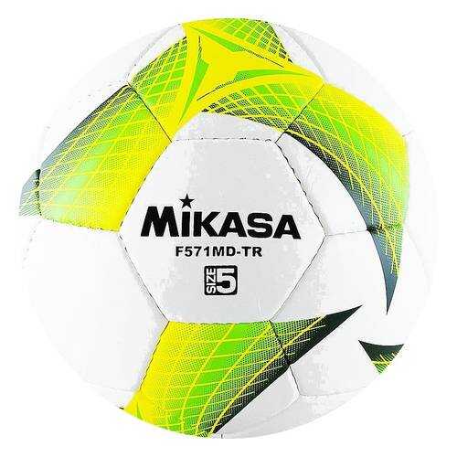 Футбольный мяч Mikasa F571MD-TR №5 white/green в Интерспорт