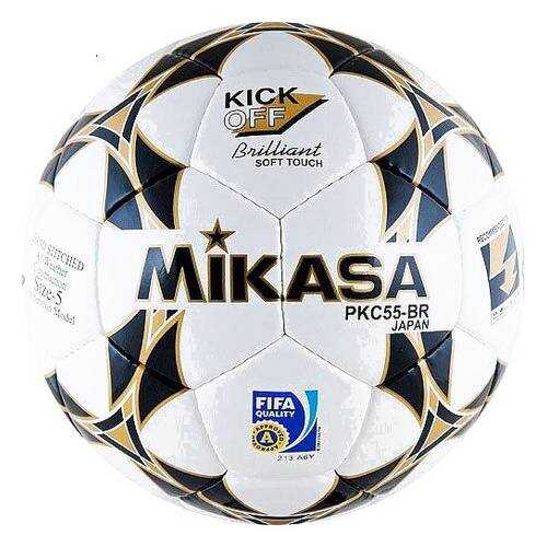 Футбольный мяч Mikasa PKC55BR-1 №5 white/black в Интерспорт