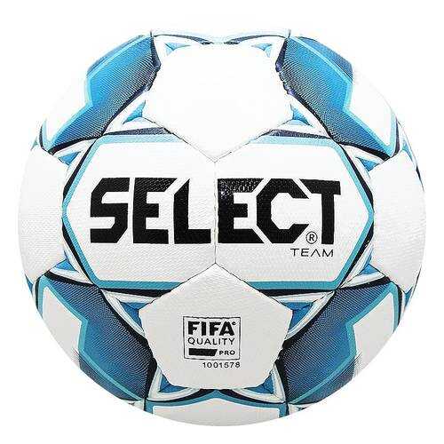 Футбольный мяч Select Team FIFA №5 white/blue в Интерспорт