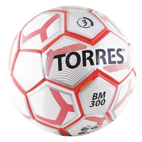 Футбольный мяч Torres BM 300 №3 white/red в Интерспорт