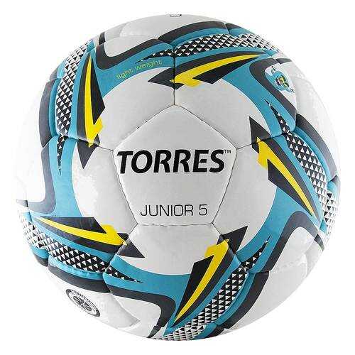 Футбольный мяч Torres Junior №5 white/blue в Интерспорт