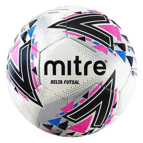 Футзальный мяч Mitre Futsal Delta FIFA PRO HP №4 white/pink/black в Интерспорт