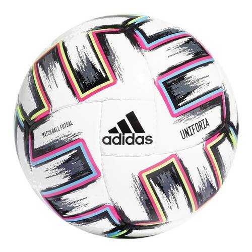 Мяч футзальный Adidas Euro 20 Uniforia Pro Sala, 4, белый, профессиональный, ручная сшивка в Интерспорт