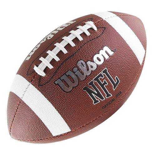 Мяч для американского футбола Wilson NFL Official Bin, коричневый в Интерспорт