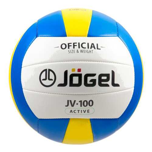 Волейбольный мяч Jogel JV-100 №5 blue/white/yellow в Интерспорт