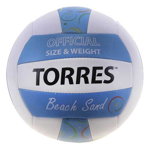 Волейбольный мяч Torres Beach Sand №5 sand blue в Интерспорт