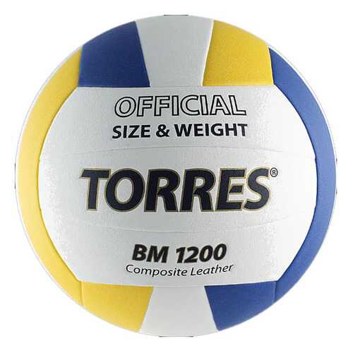 Волейбольный мяч Torres BM1200 V40035 №5 blue/white/yellow в Интерспорт